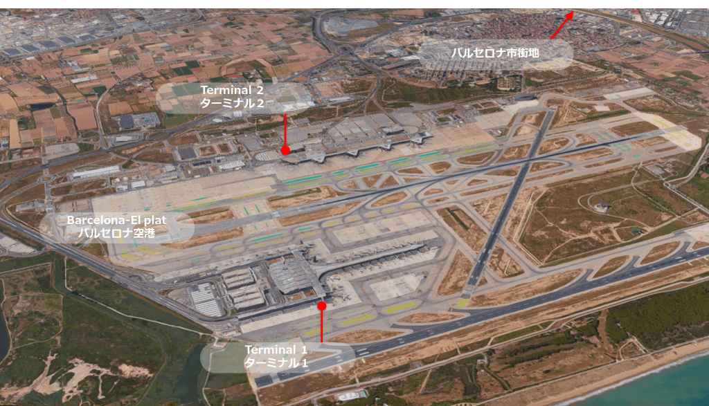 バルセロナ空港　エルプラット詳細